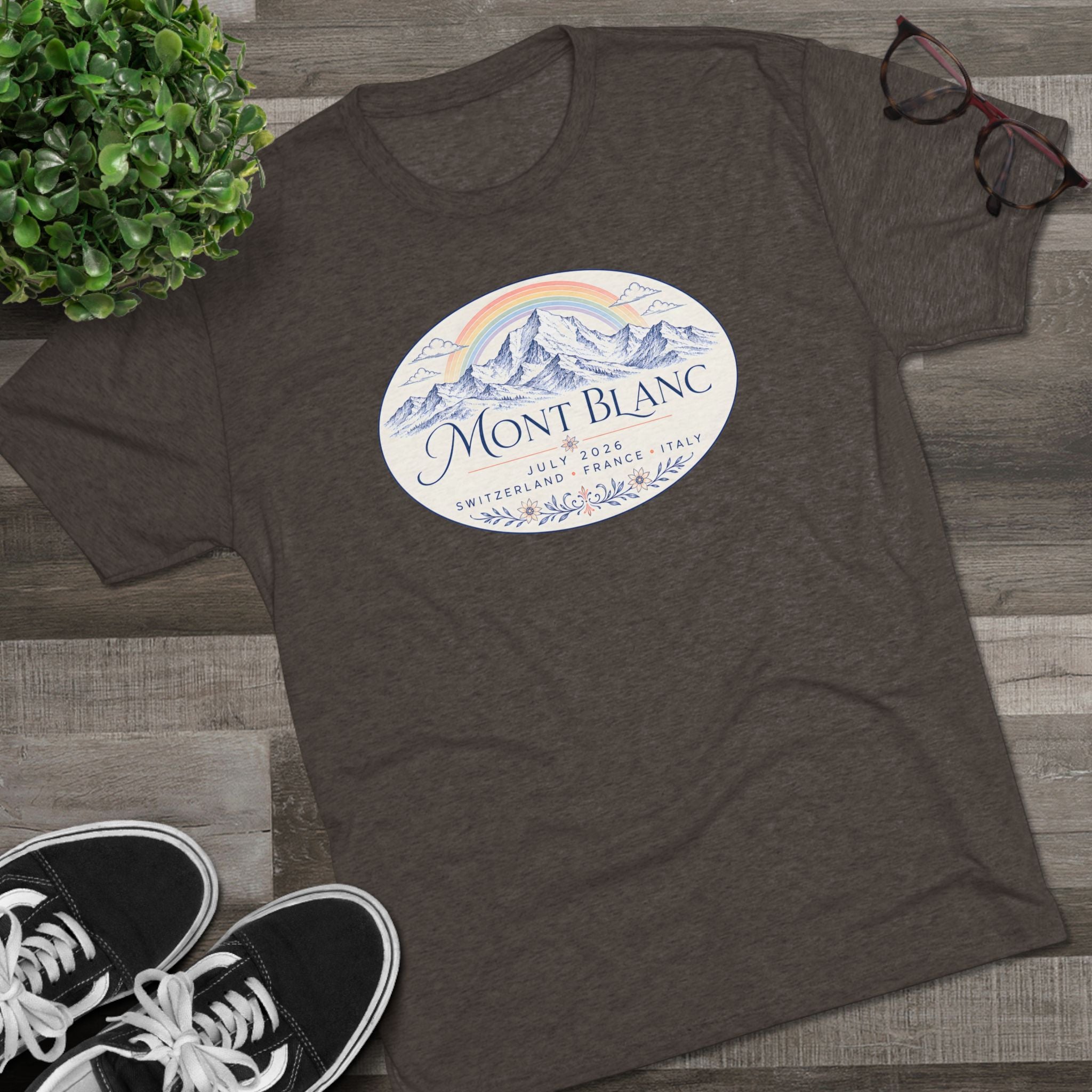Mont Blanc Adventure Tee — Elegant Design