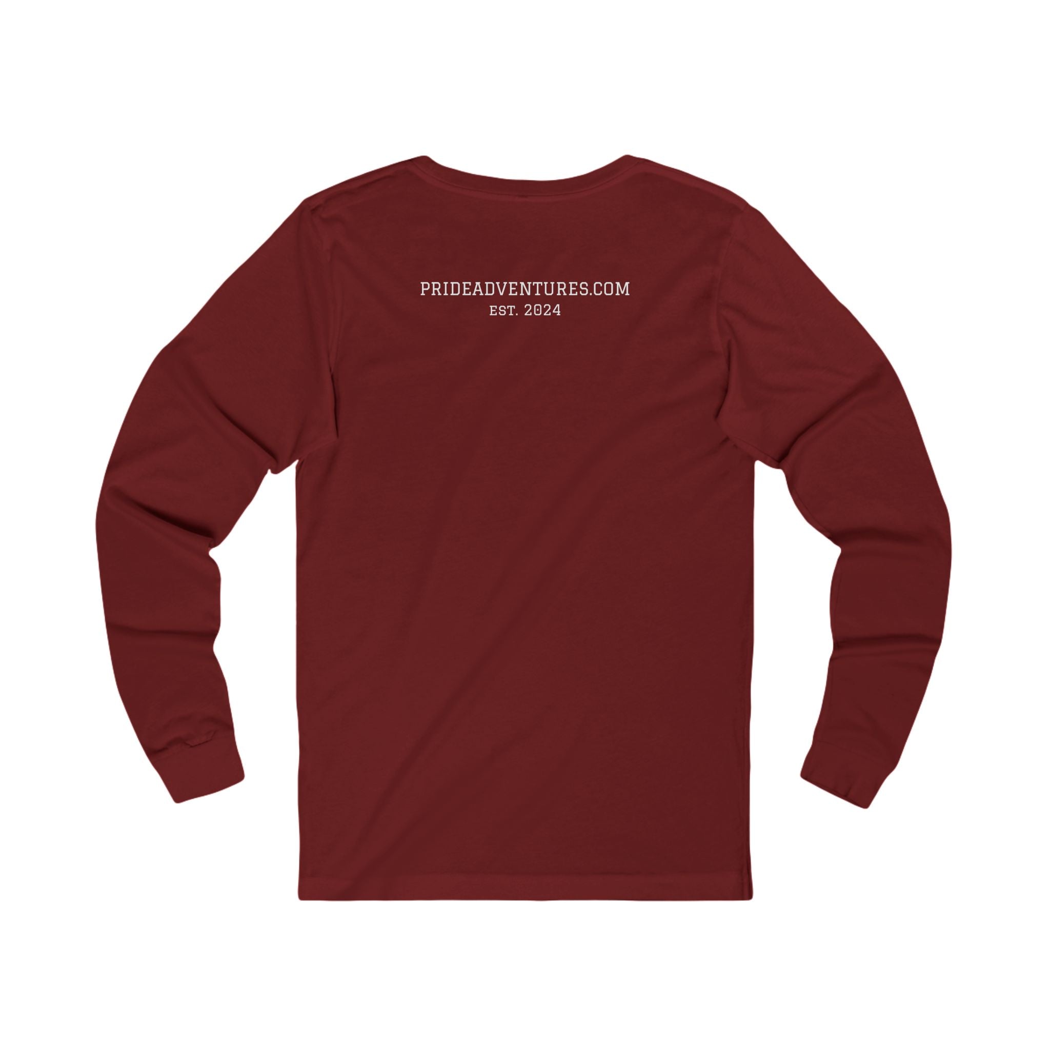 Adventure Sunglasses Long Sleeve Tee — Vintage Mountain Sunset Graphic