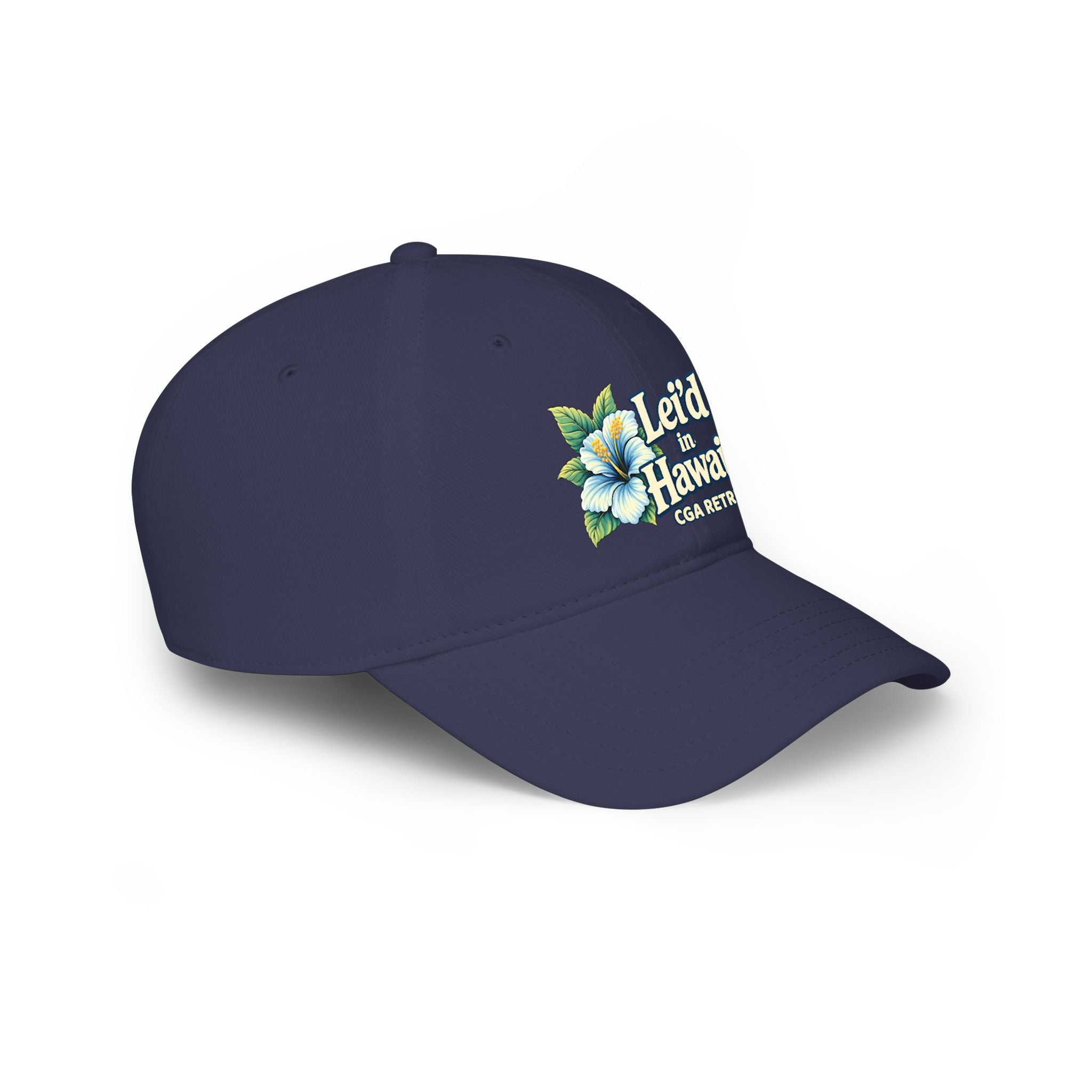 CGA Hawaii Retreat Baseball Cap — Lei'd in Hawaii Floral Logo Cap