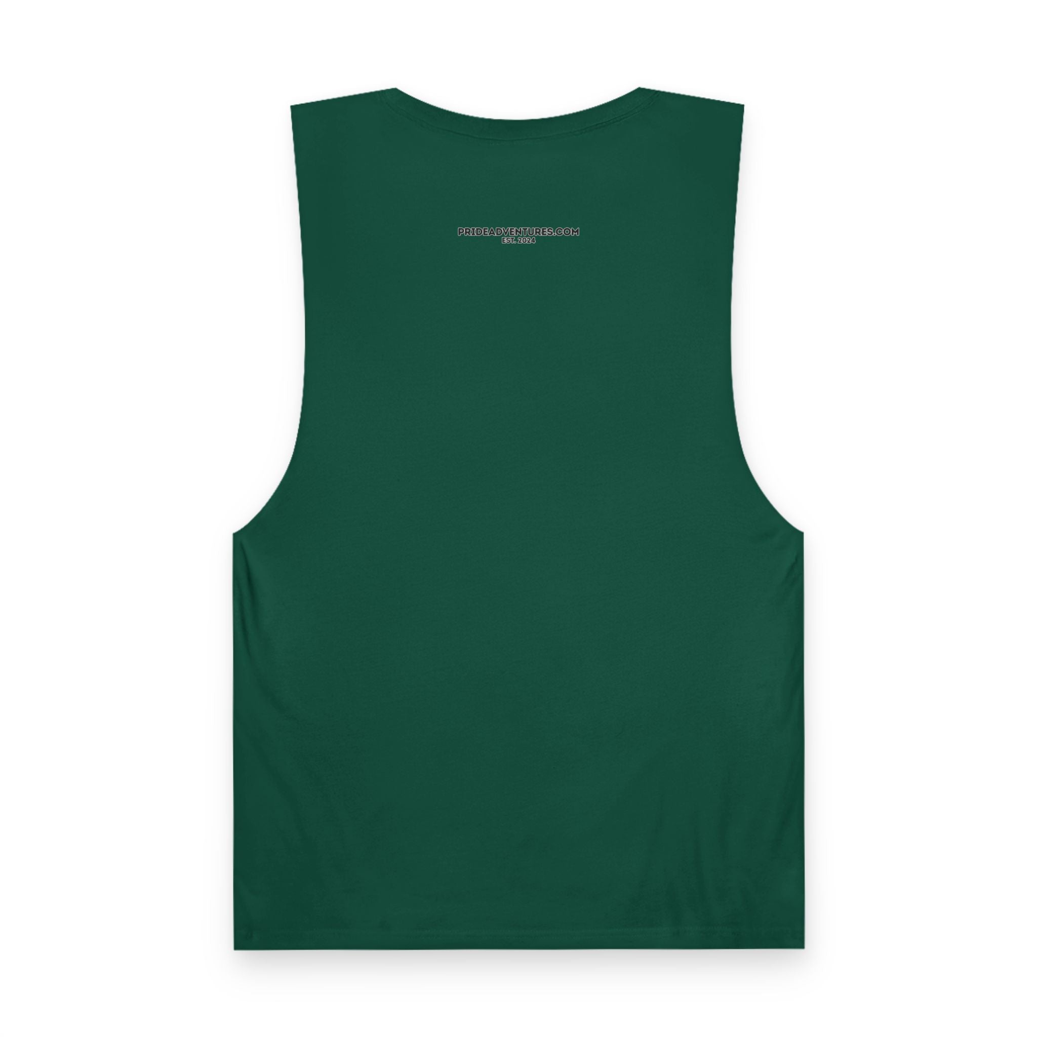 Queer Hiking Is More Fun Tank Top — LGBTQ+ Outdoor Vest - Pink Border