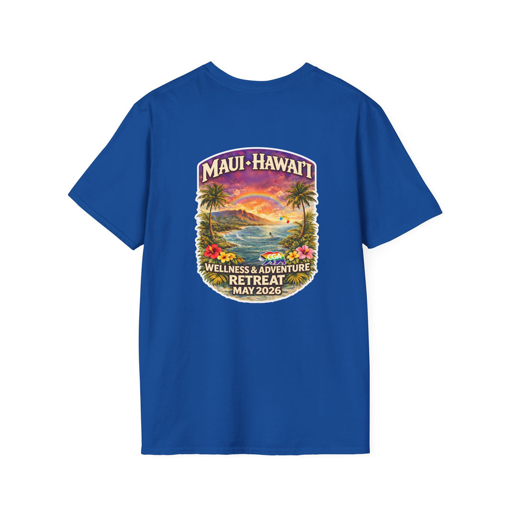 Maui Hawaii Retreat T-Shirt — Wellness & Adventure Retreat May 2026