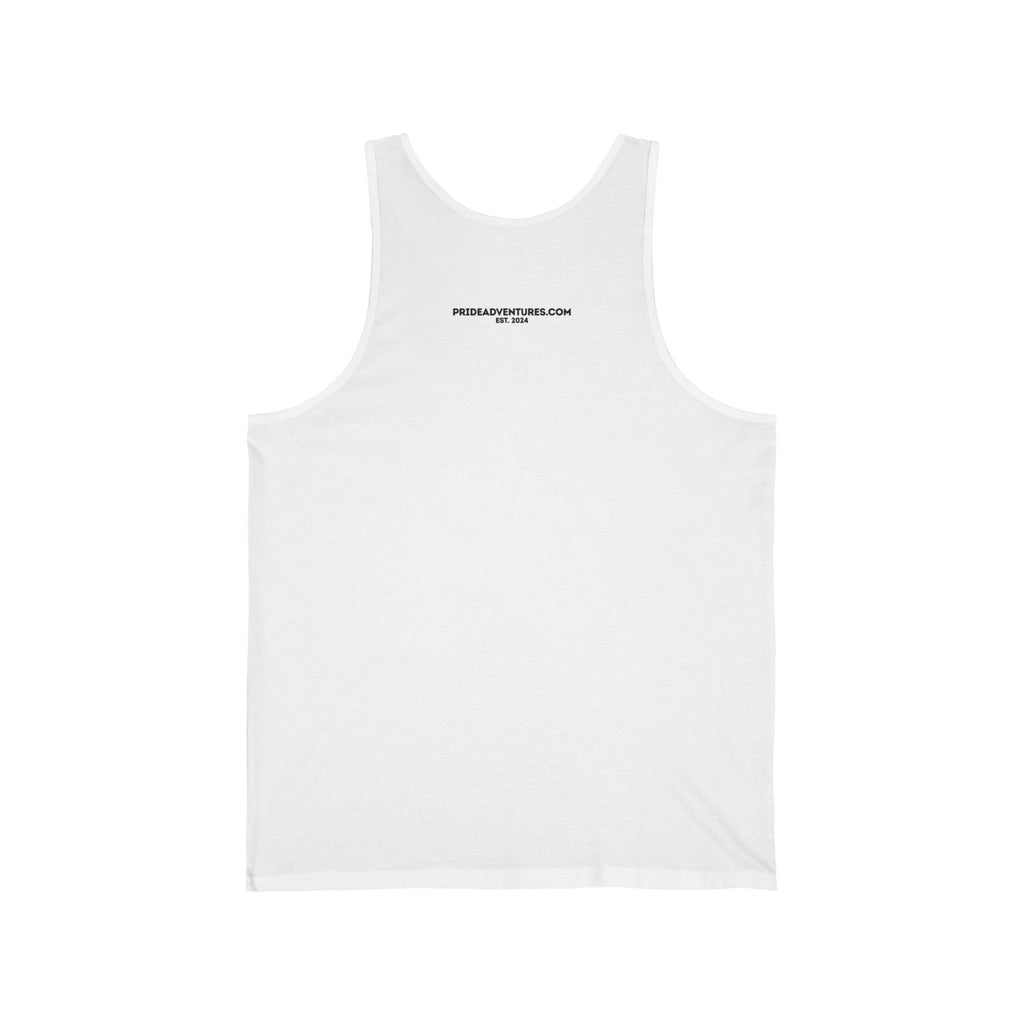Tank Top — Colorful Hummingbird Logo "Live Free" Minimalist Athletic Tank
