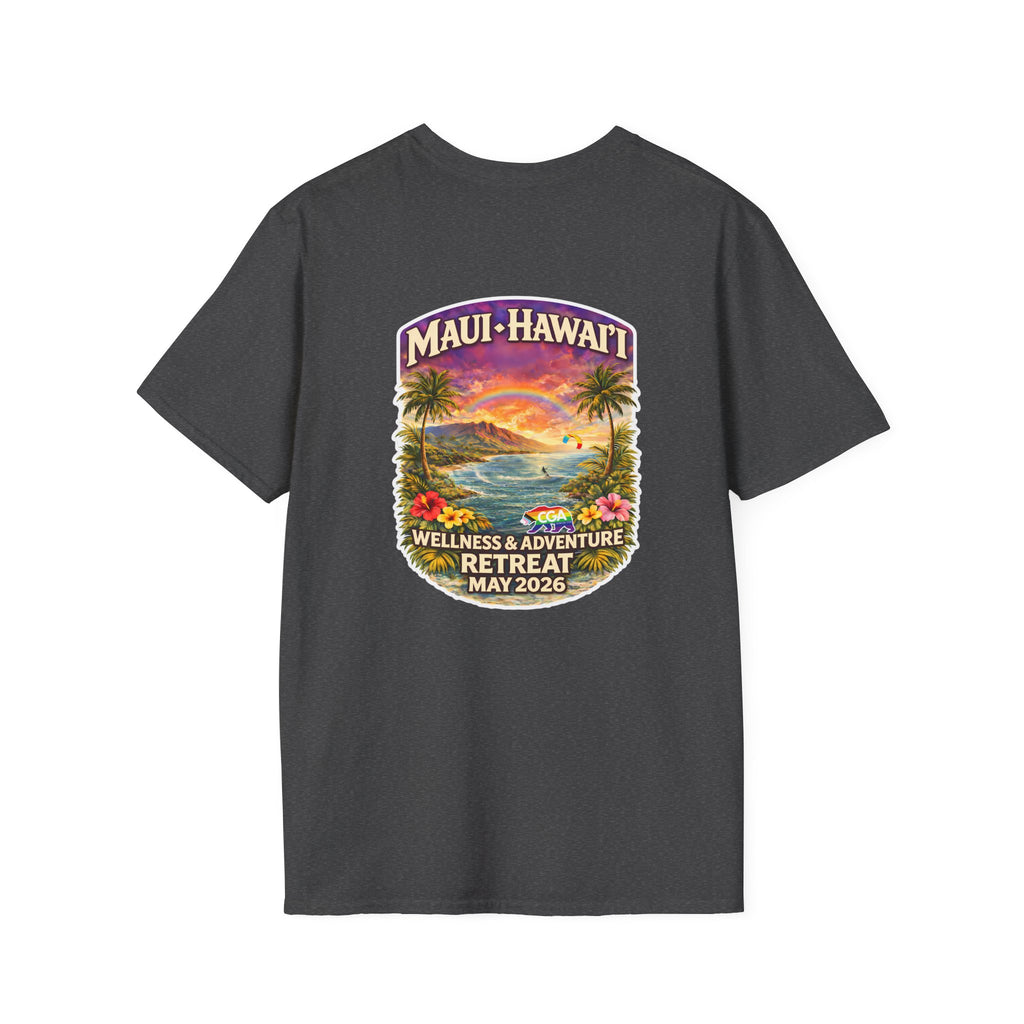 Maui Hawaii Retreat T-Shirt — Wellness & Adventure Retreat May 2026