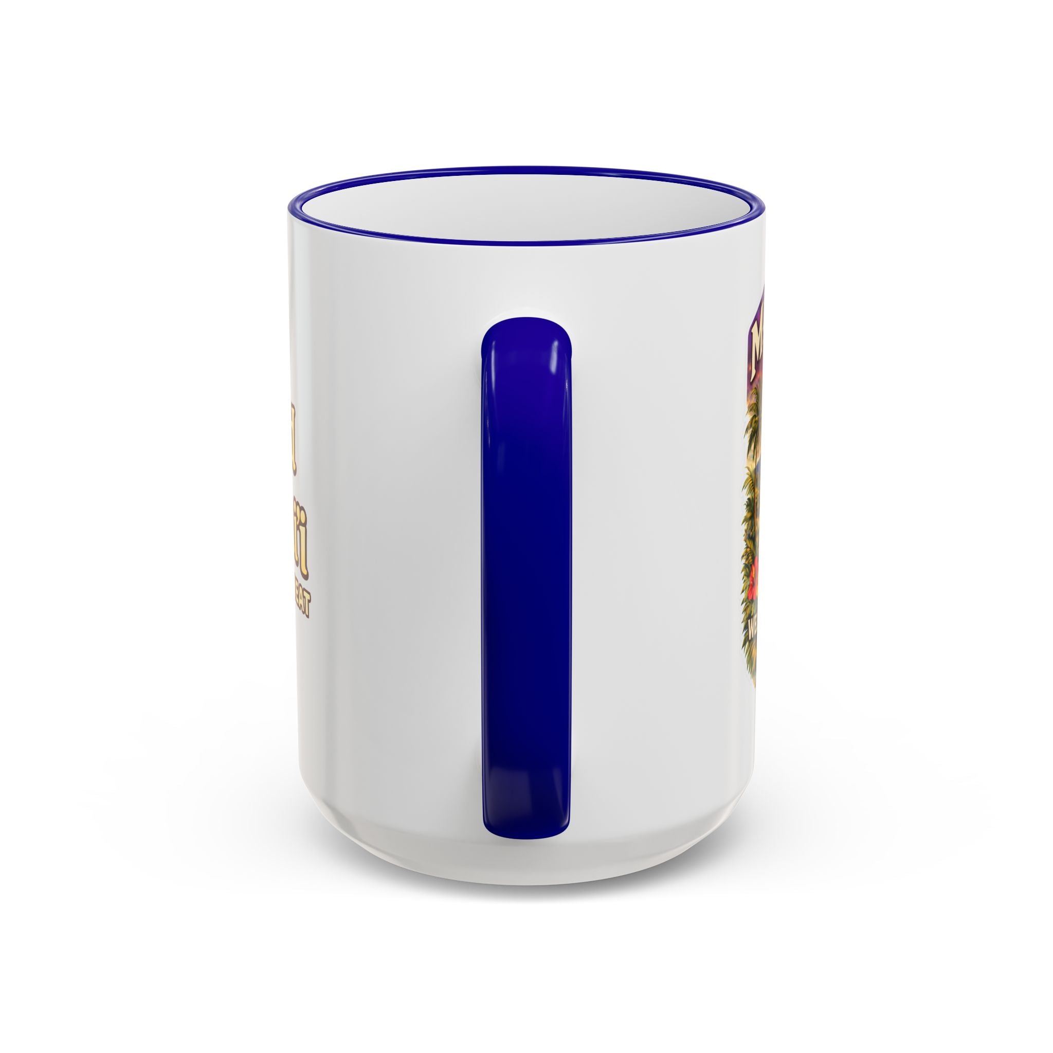 CGA Hawaii Retreat: Vintage Travel Hibiscus Accent Coffee Mug (11oz & 15oz)