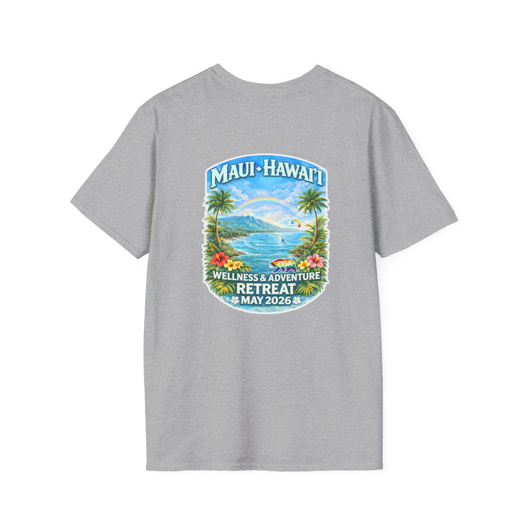Ocean Blue: Maui Hawaii Retreat T-Shirt — Wellness & Adventure Retreat Tee May 2026