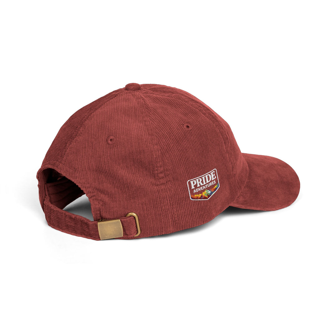 Pride Adventures Vintage Corduroy Embroidered Cap