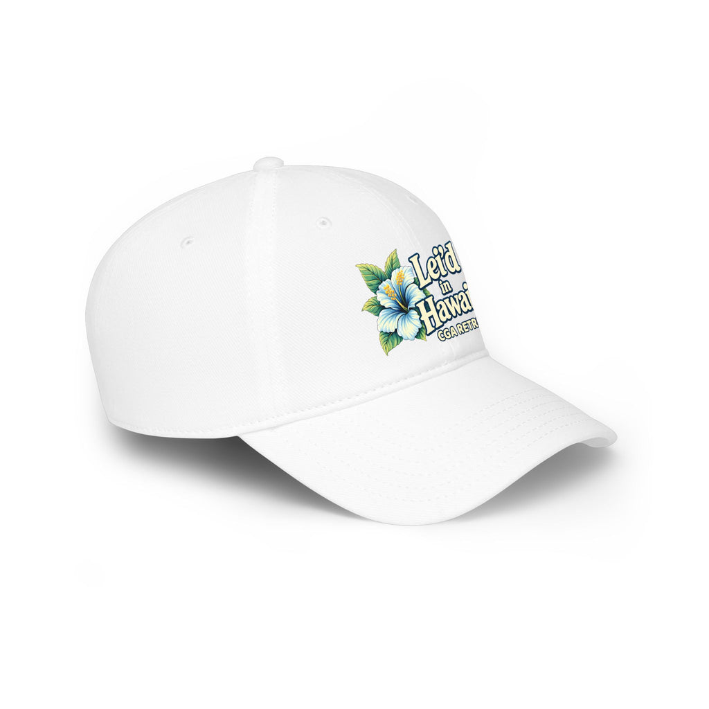 CGA Hawaii Retreat Baseball Cap — Lei'd in Hawaii Floral Logo Cap