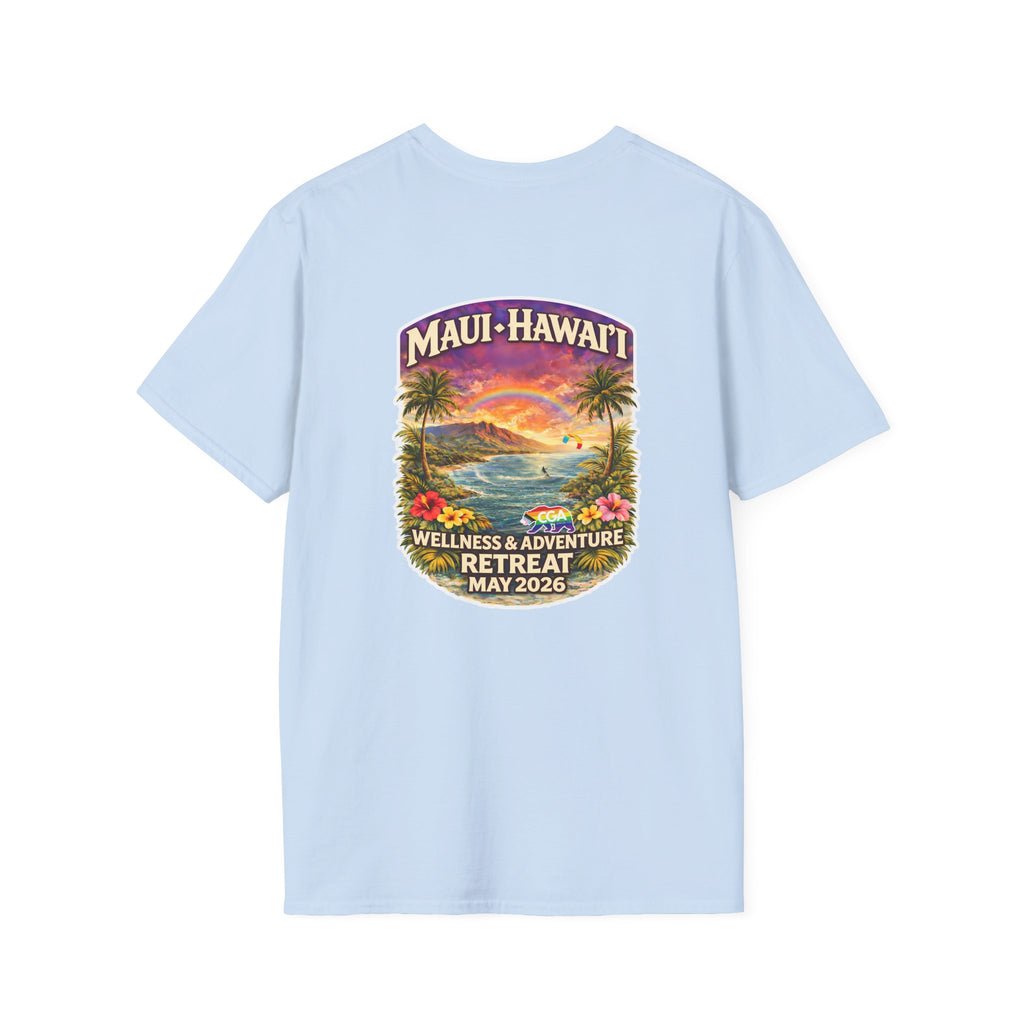 Maui Hawaii Retreat T-Shirt — Wellness & Adventure Retreat May 2026