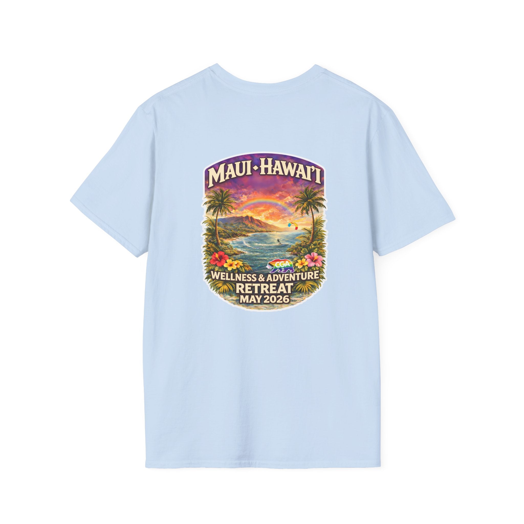 Maui Hawaii Retreat T-Shirt — Wellness & Adventure Retreat May 2026