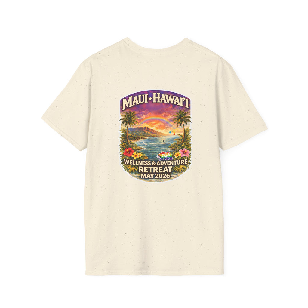 Maui Hawaii Retreat T-Shirt — Wellness & Adventure Retreat May 2026