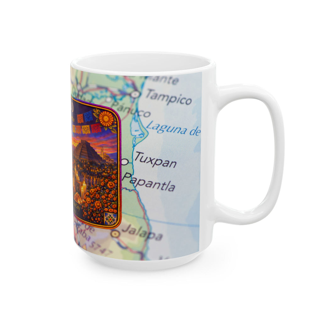Día de los Muertos Adventure Mug – Oaxaca to Mexico City | 11 oz / 15 oz