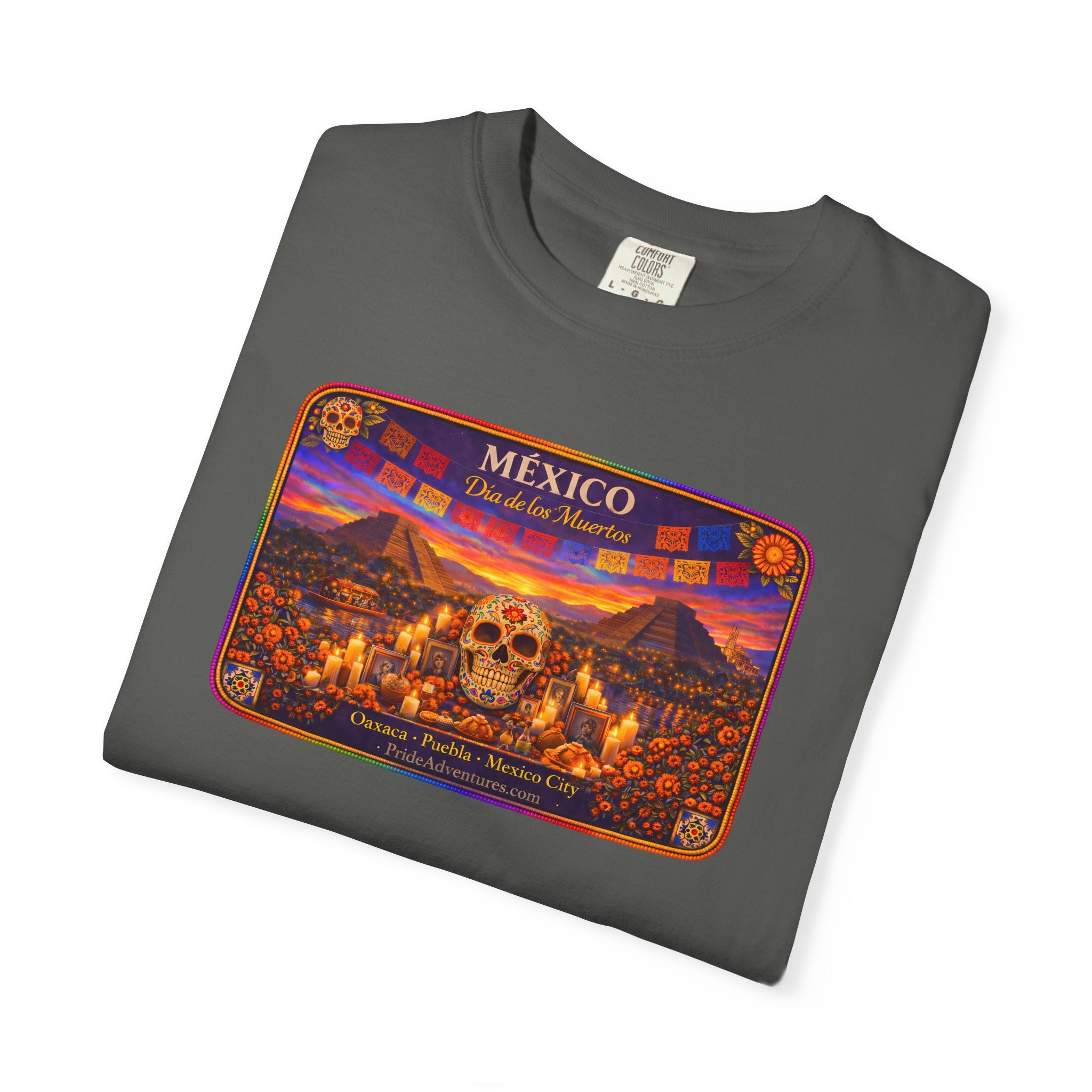 Día de los Muertos Adventure T-Shirt – Oaxaca to Mexico City