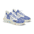 Pride Adventures Geometric Blue Diamond Mesh Sneakers