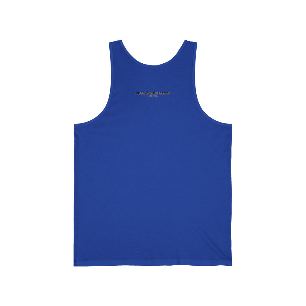Tank Top — Colorful Hummingbird Logo "Live Free" Minimalist Athletic Tank