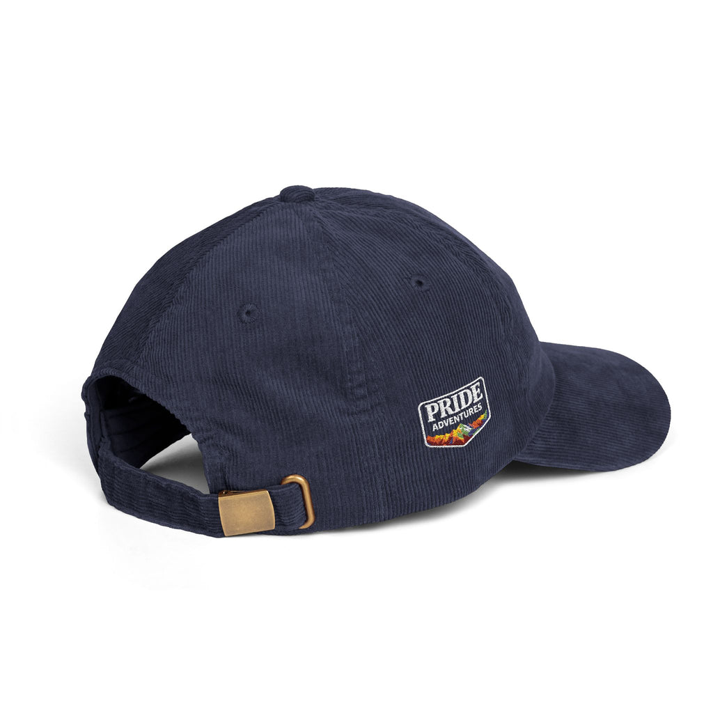 Pride Adventures Vintage Corduroy Embroidered Cap