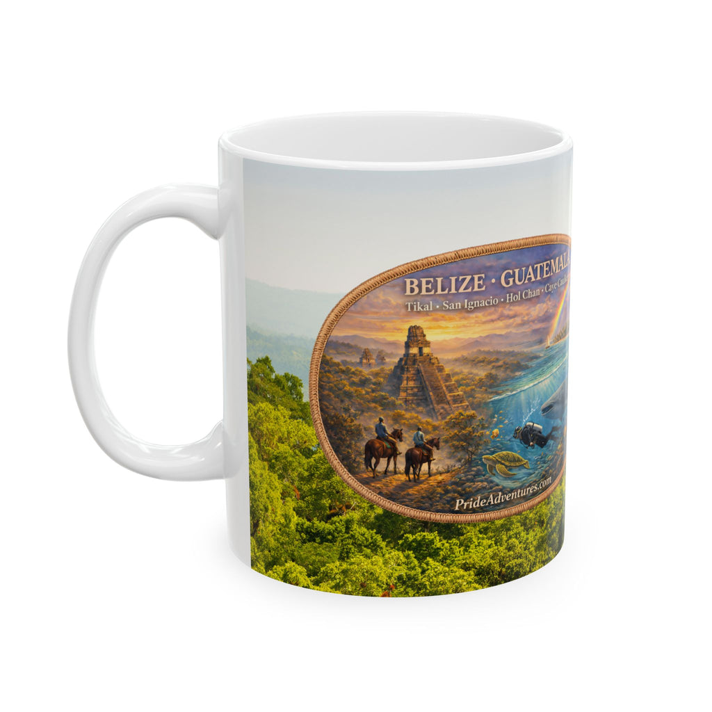 Belize & Guatemala Adventure Mug – Tikal to Caye Caulker | 11 oz / 15 oz