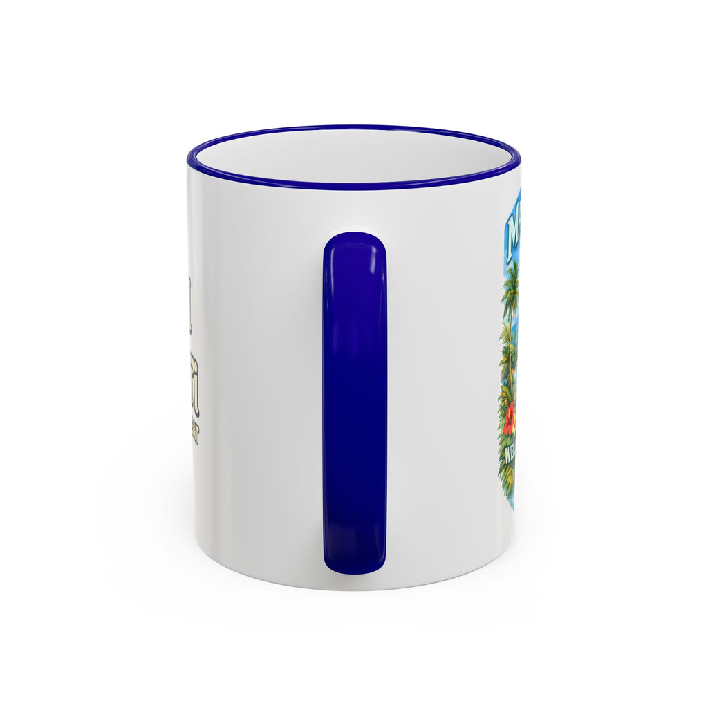 CGA Hawaii Retreat: Hawaii Hibiscus Accent Rim & Handle Coffee Cup (11oz/15oz)