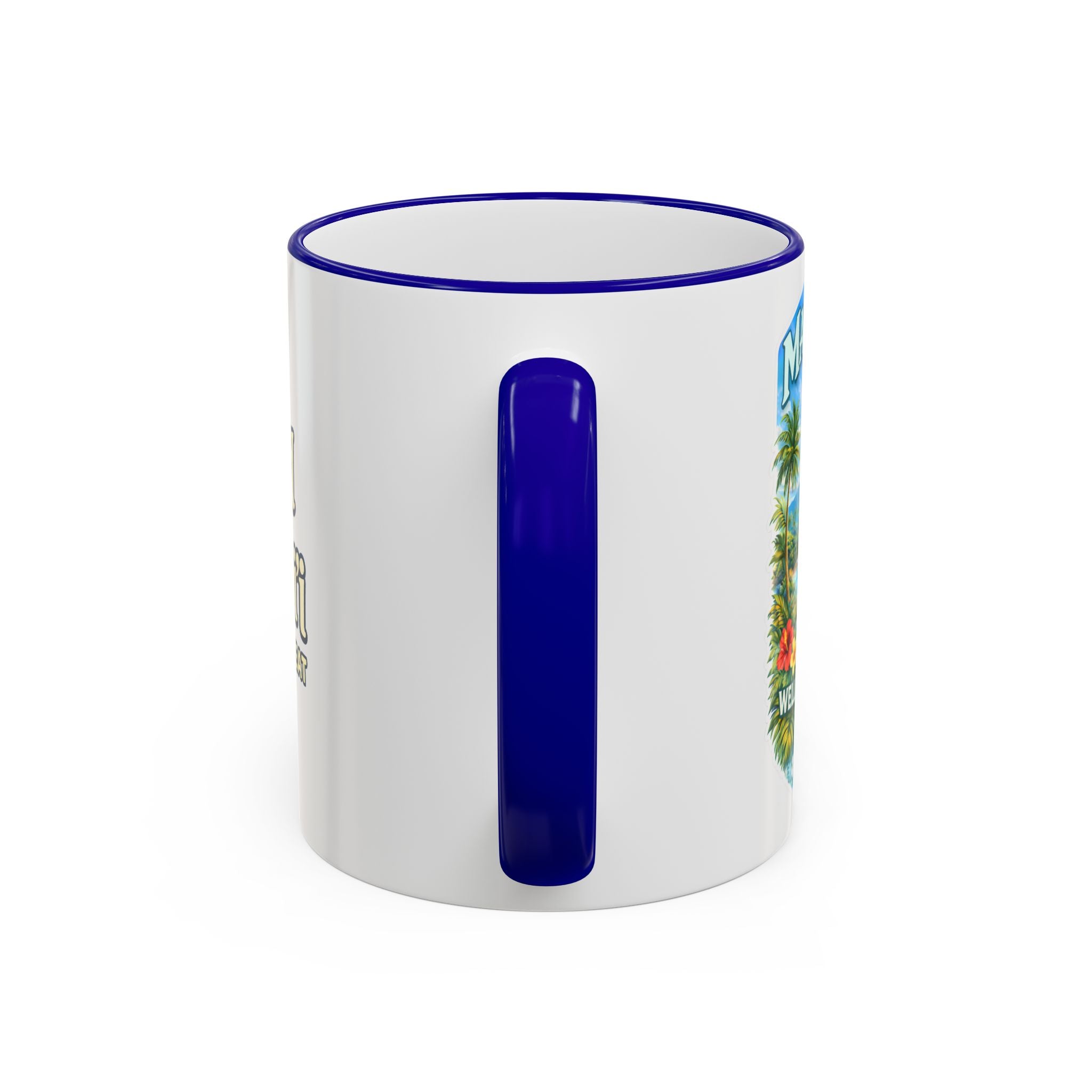 CGA Hawaii Retreat: Hawaii Hibiscus Accent Rim & Handle Coffee Cup (11oz/15oz)