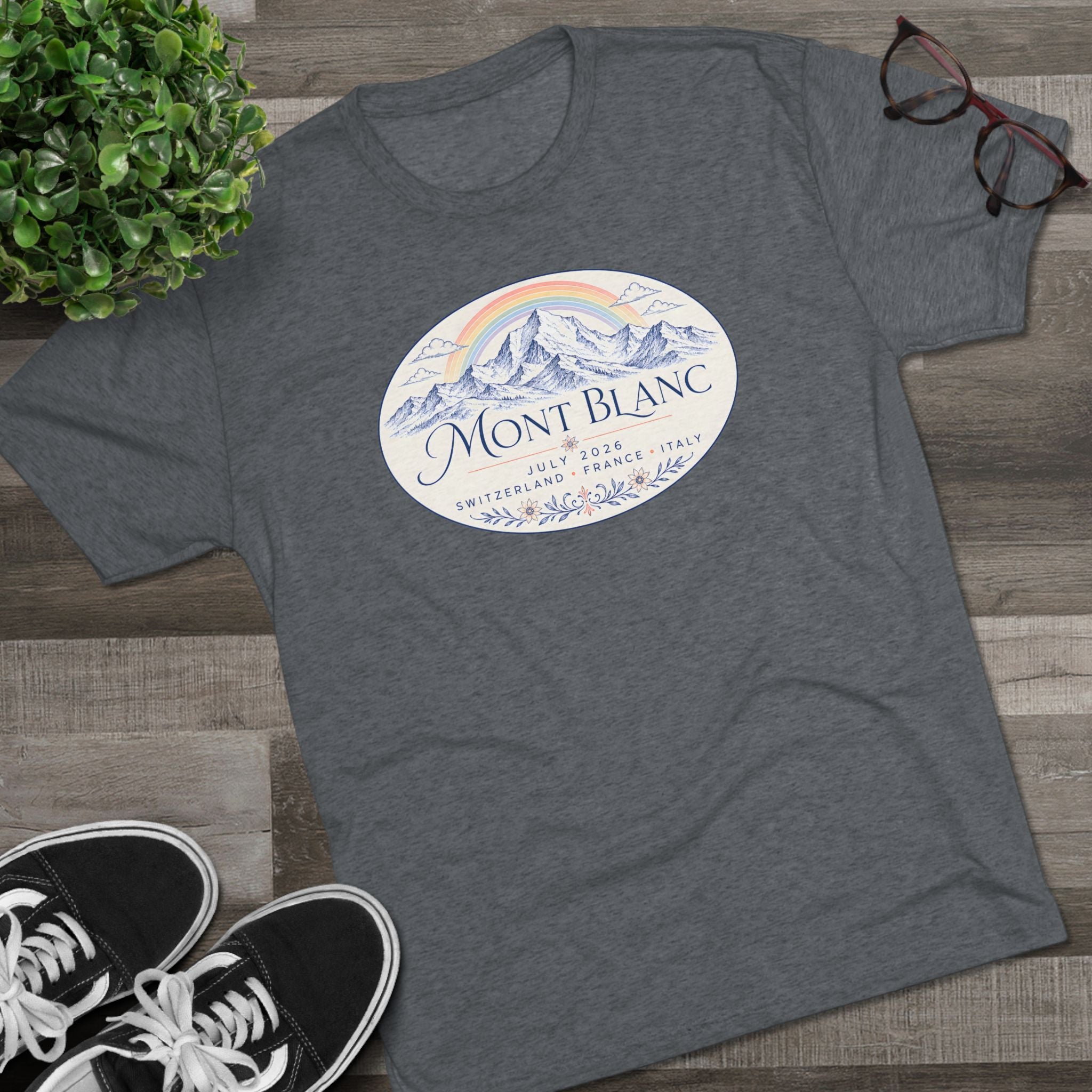 Mont Blanc Adventure Tee — Elegant Design