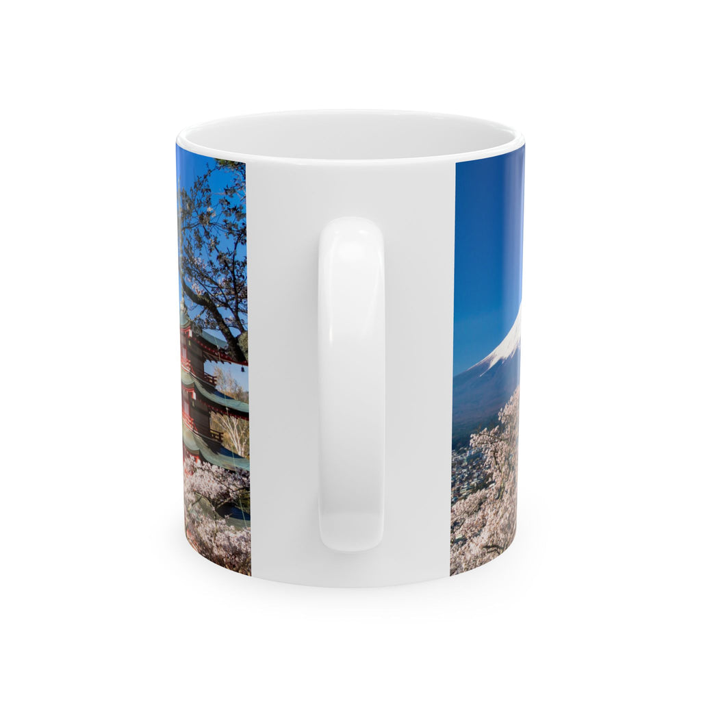 Japan Sakura Adventure Mug – Osaka to Tokyo | 11 oz / 15 oz