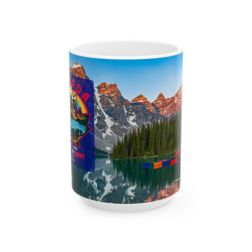 Canada Road Trip Mug – Calgary to Banff | 11 oz / 15 oz
