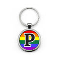 Pride Adventures Round Stainless Steel Keychain