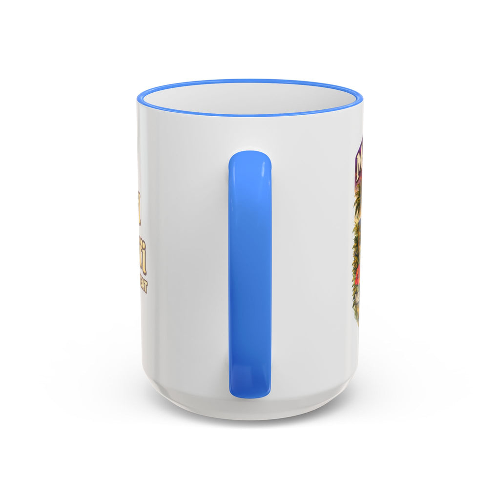 CGA Hawaii Retreat: Vintage Travel Hibiscus Accent Coffee Mug (11oz & 15oz)