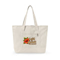 CGA Hawaii Retreat: Zippered Canvas Tote — Lei'd in Hawaii Floral Zip Tote Bag
