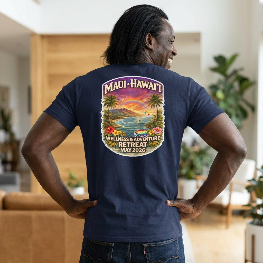 Maui Hawaii Retreat T-Shirt — Wellness & Adventure Retreat May 2026