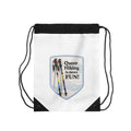Queer Hiking Drawstring Bag — Light Blue