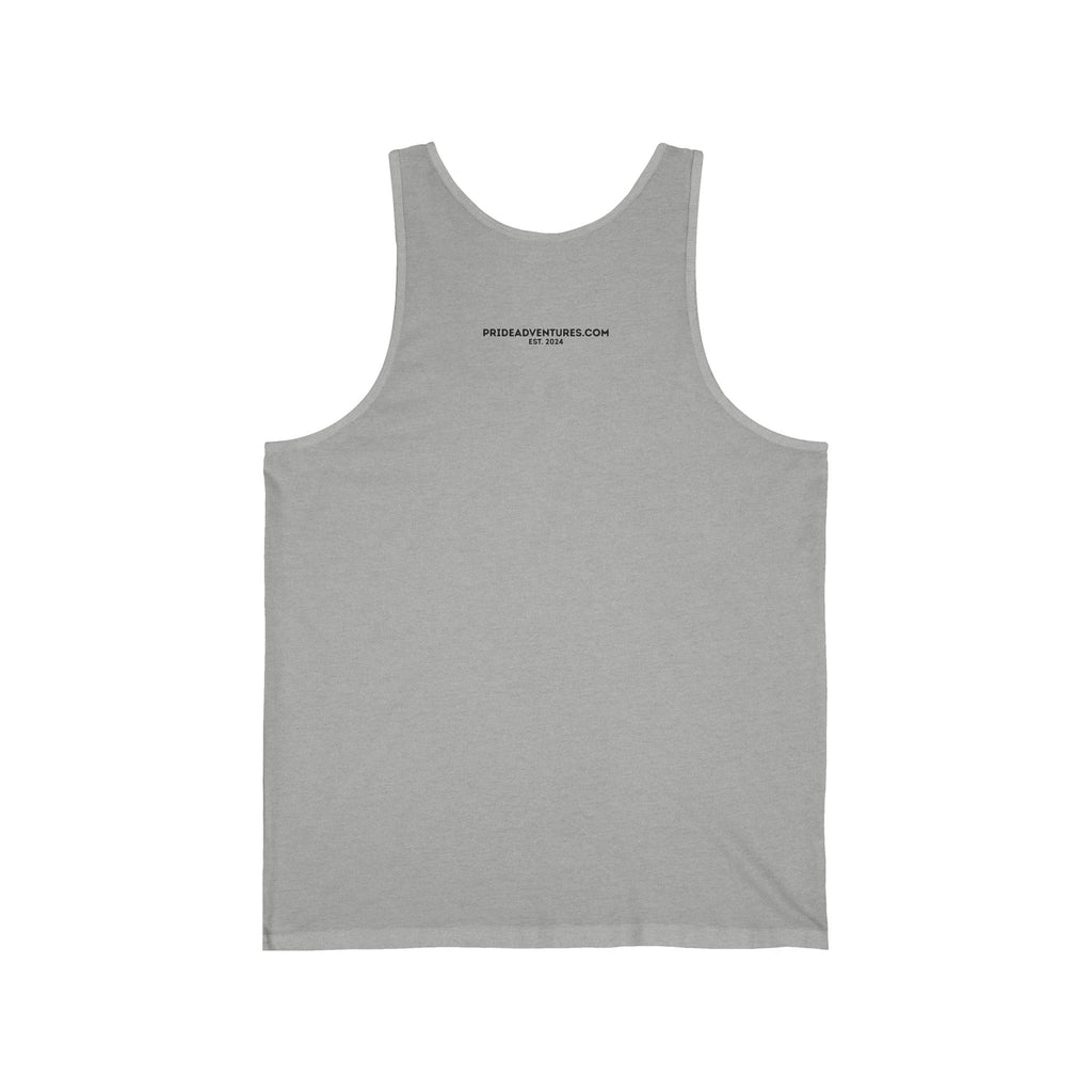 Tank Top — Colorful Hummingbird Logo "Live Free" Minimalist Athletic Tank