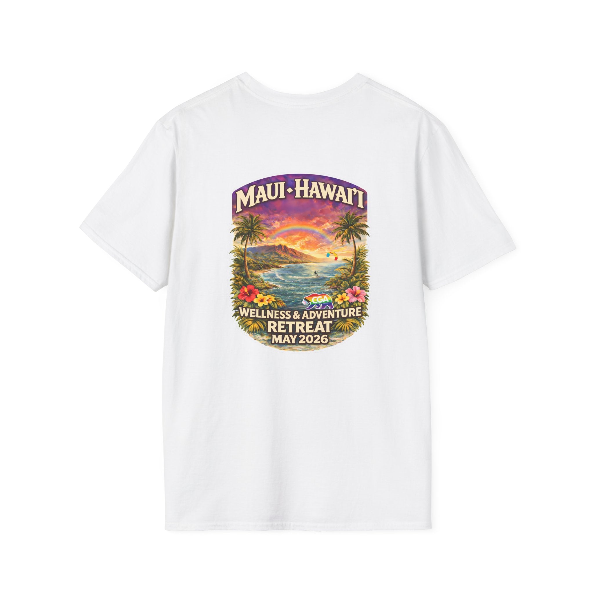 Maui Hawaii Retreat T-Shirt — Wellness & Adventure Retreat May 2026