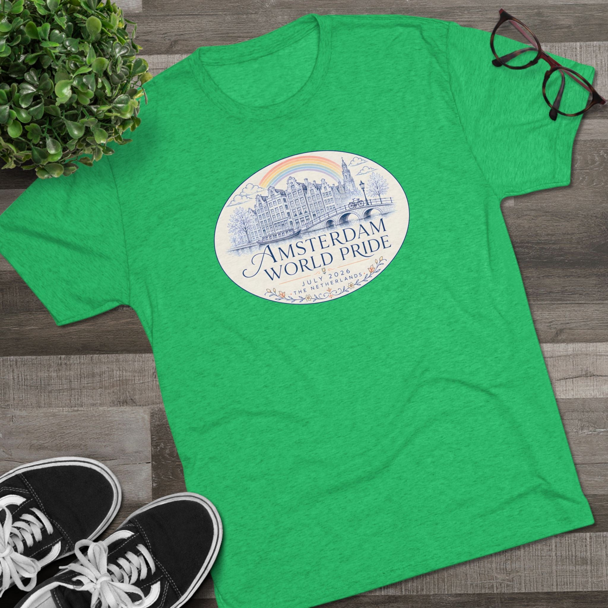 Amsterdam World Pride Tee — Elegant Design