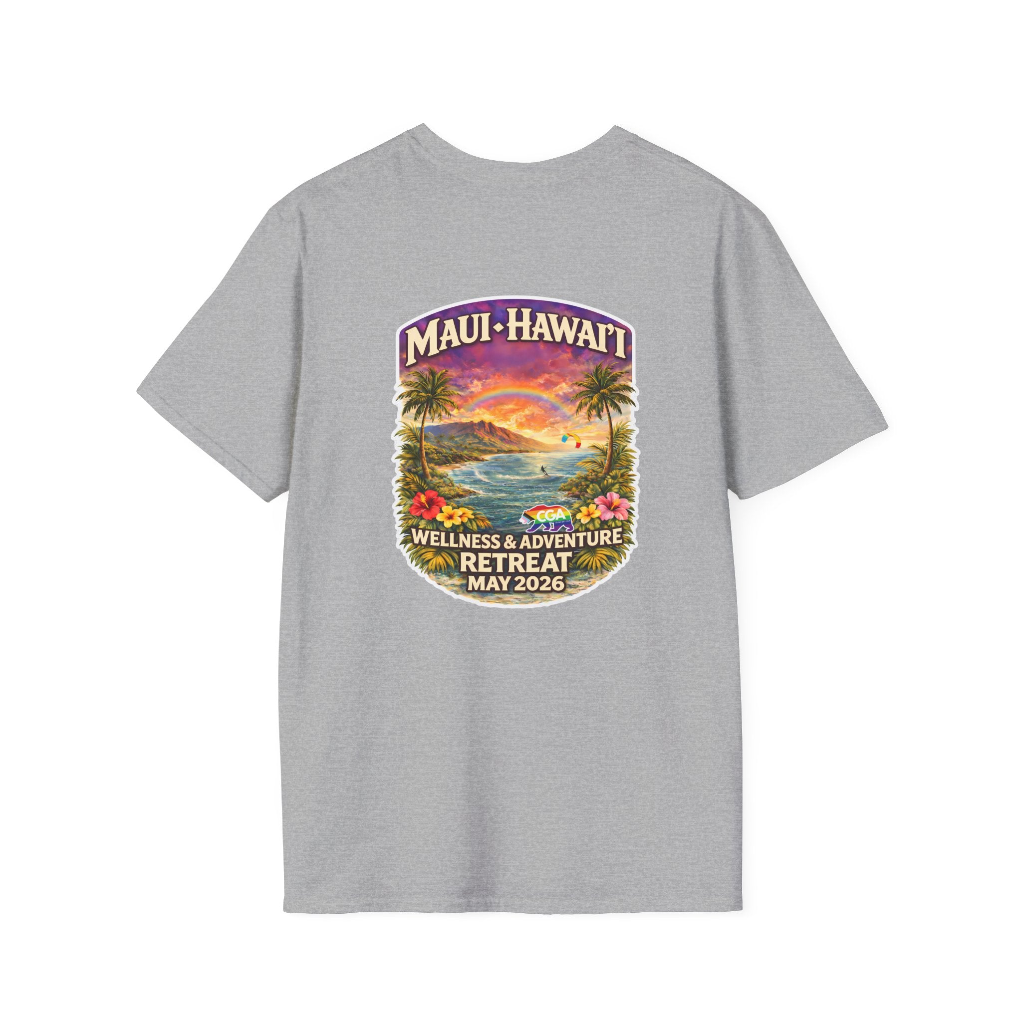 Maui Hawaii Retreat T-Shirt — Wellness & Adventure Retreat May 2026