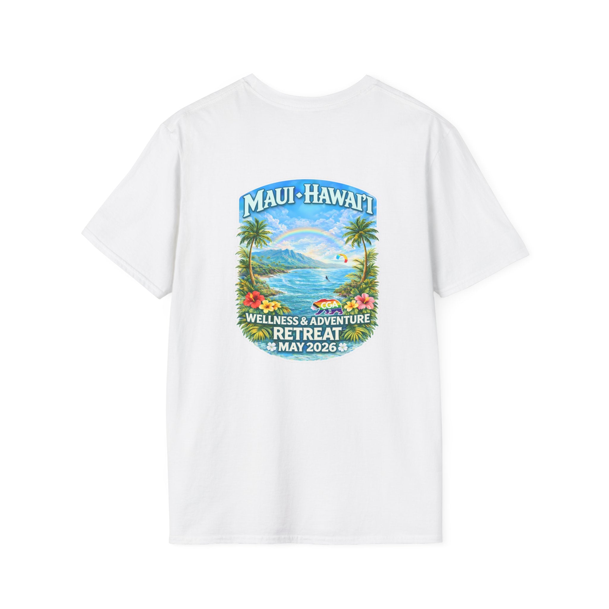 Ocean Blue: Maui Hawaii Retreat T-Shirt — Wellness & Adventure Retreat Tee May 2026