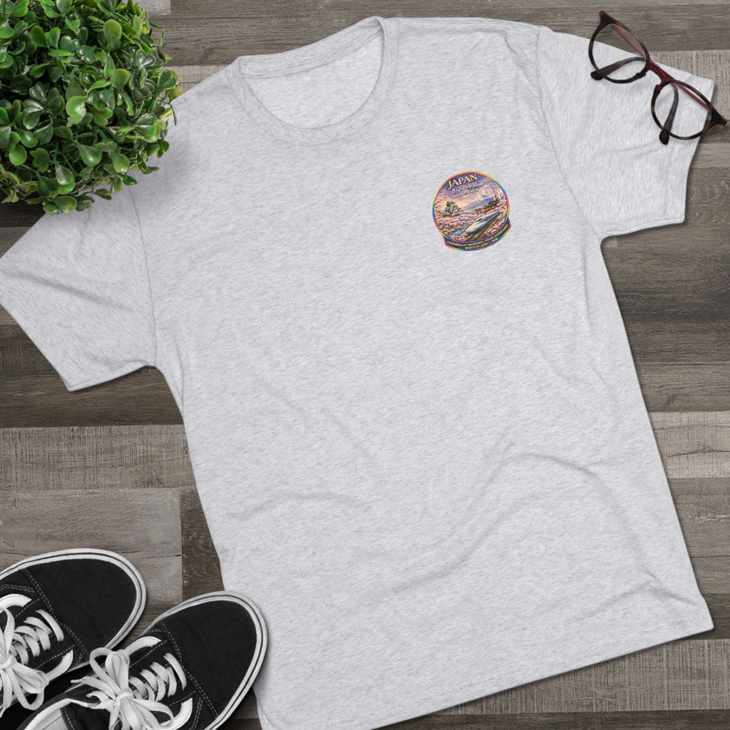 Japan Sakura Season Collector Tee -- Front Badge & Back Art Print · CGA × Pride Adventures