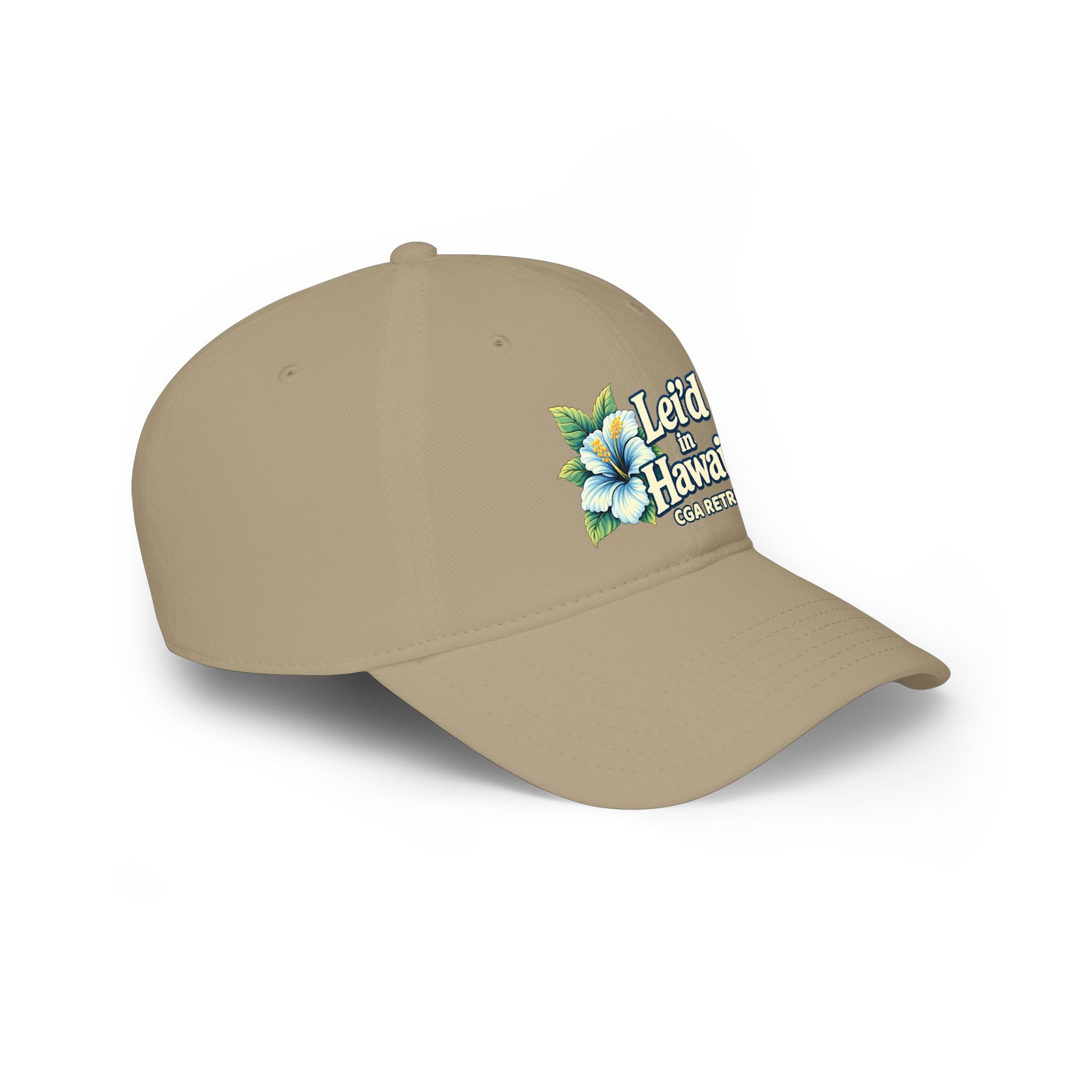 CGA Hawaii Retreat Baseball Cap — Lei'd in Hawaii Floral Logo Cap
