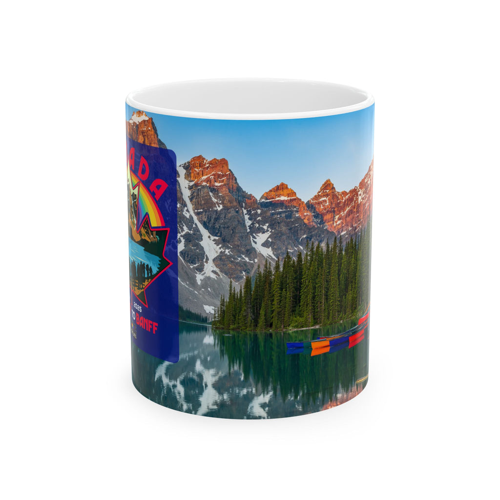 Canada Road Trip Mug – Calgary to Banff | 11 oz / 15 oz