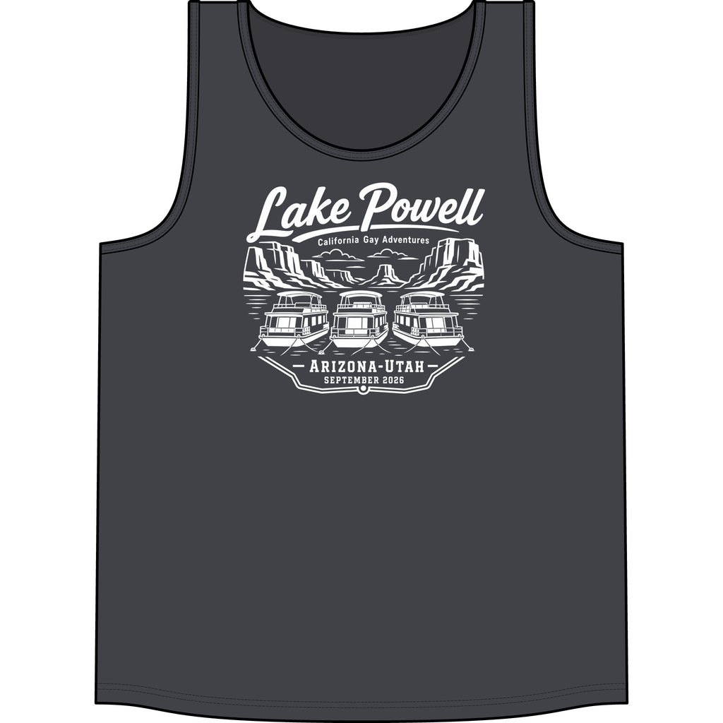 Lake Powell Tank Top - White Lettering