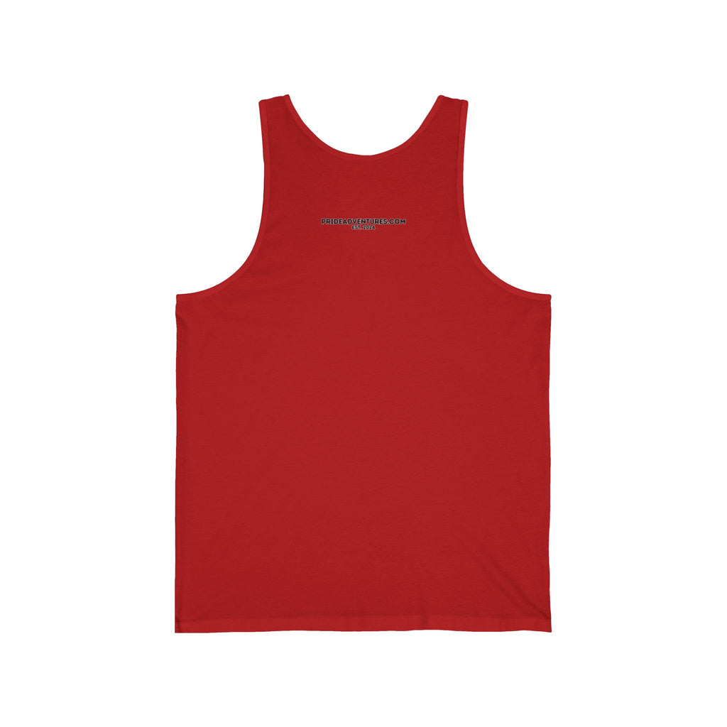 Tank Top — Colorful Hummingbird Logo "Live Free" Minimalist Athletic Tank