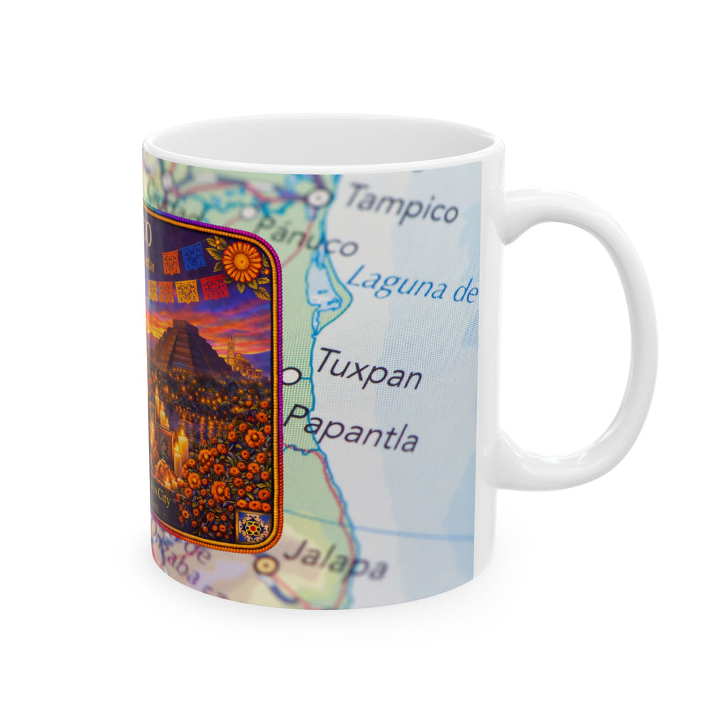 Día de los Muertos Adventure Mug – Oaxaca to Mexico City | 11 oz / 15 oz