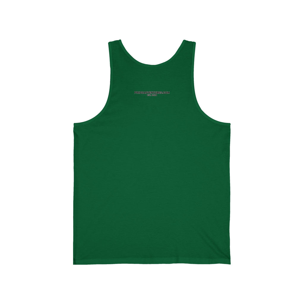 Tank Top — Colorful Hummingbird Logo "Live Free" Minimalist Athletic Tank