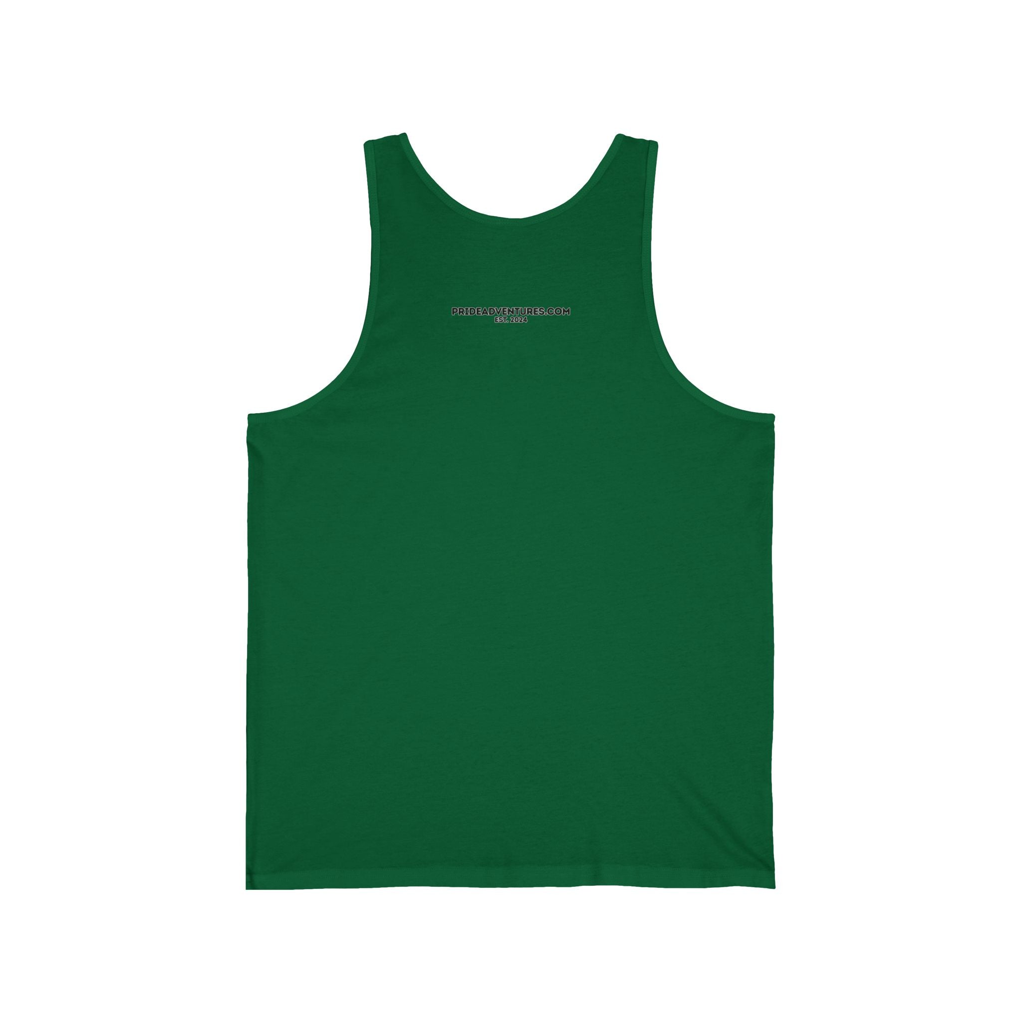Tank Top — Colorful Hummingbird Logo "Live Free" Minimalist Athletic Tank