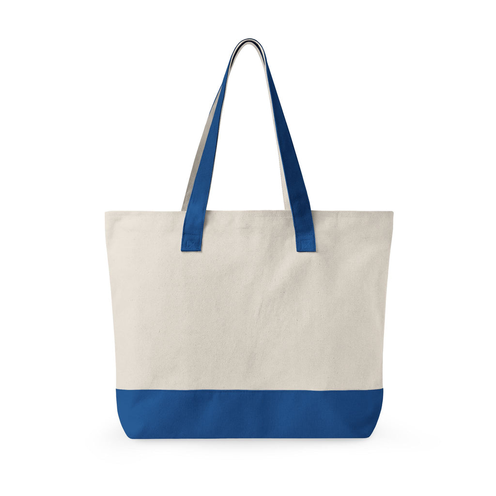 CGA Hawaii Retreat: Zippered Beach Tote - Blue Flower