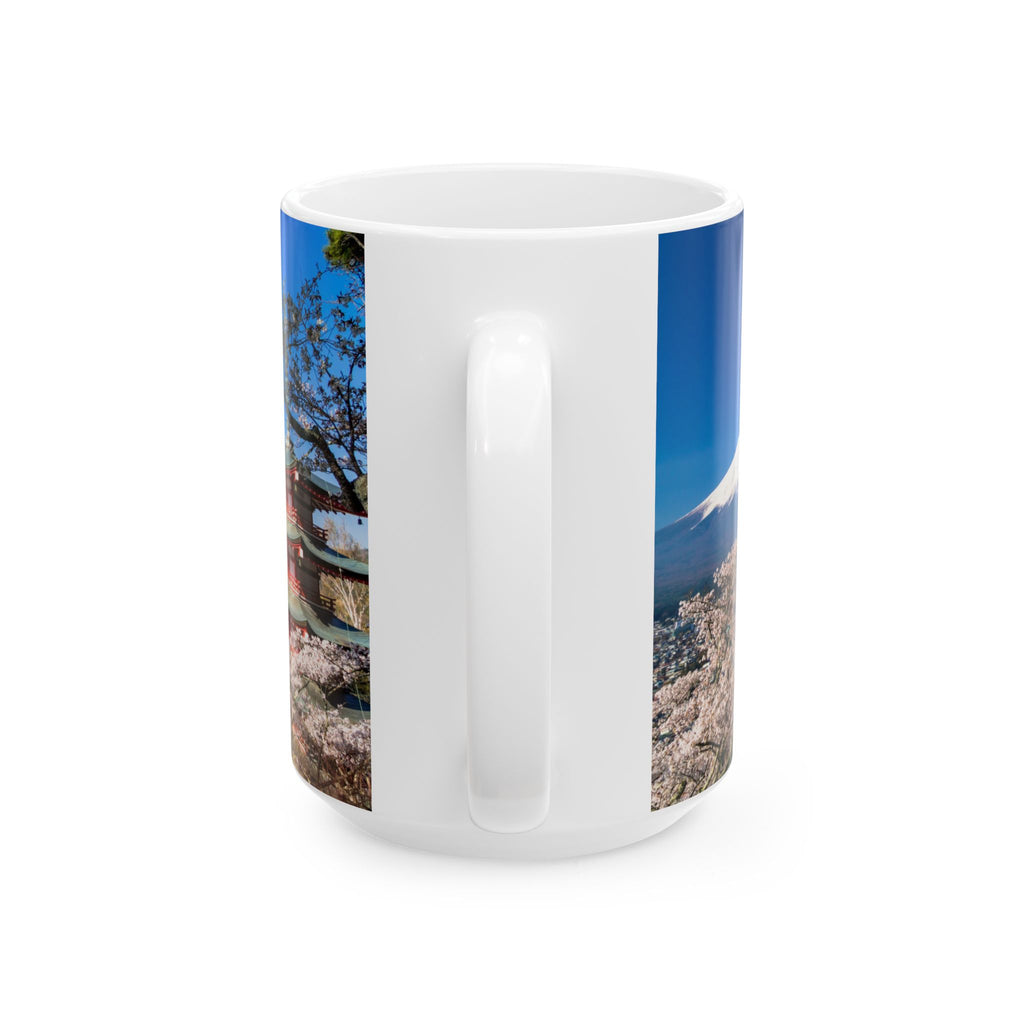 Japan Sakura Adventure Mug – Osaka to Tokyo | 11 oz / 15 oz