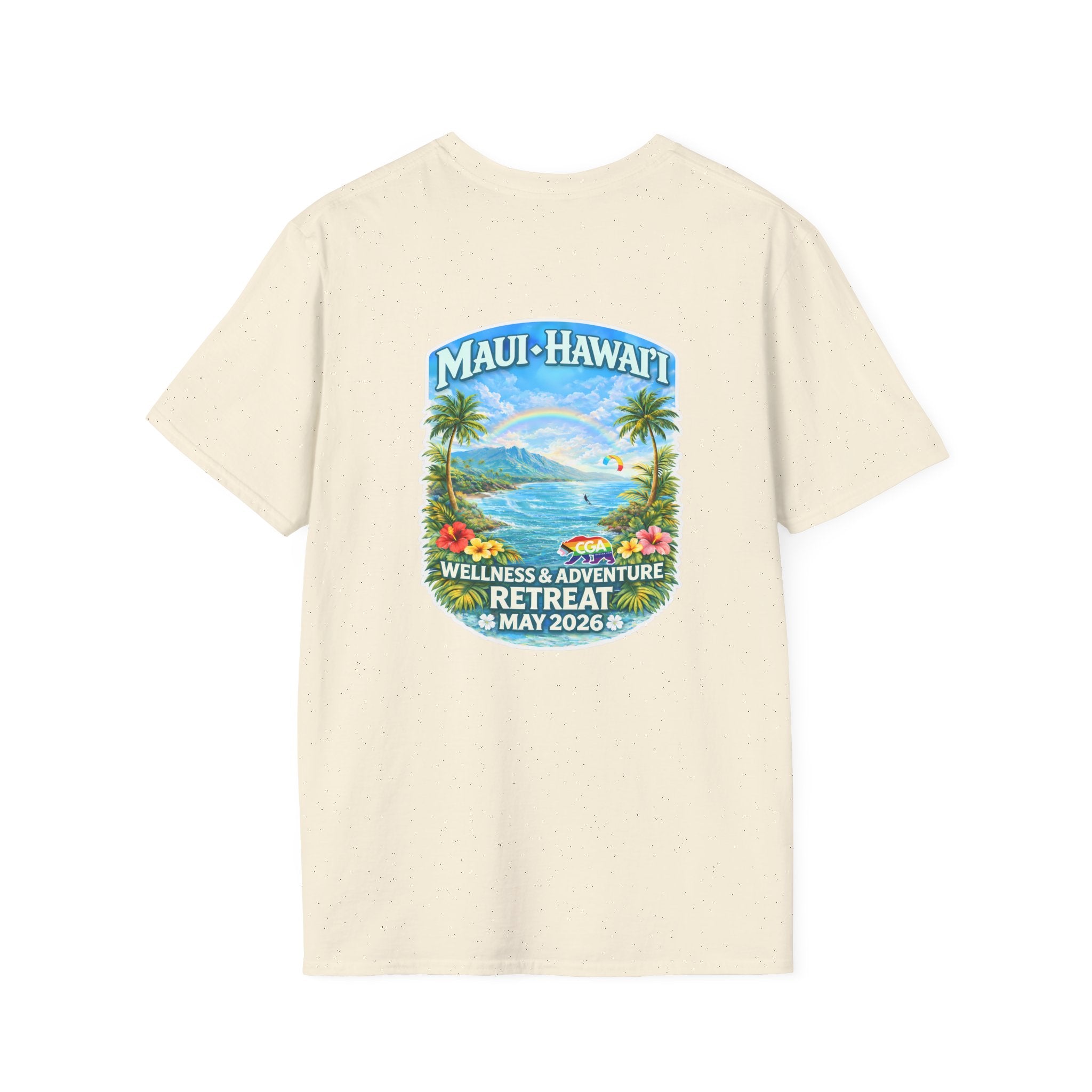 Ocean Blue: Maui Hawaii Retreat T-Shirt — Wellness & Adventure Retreat Tee May 2026