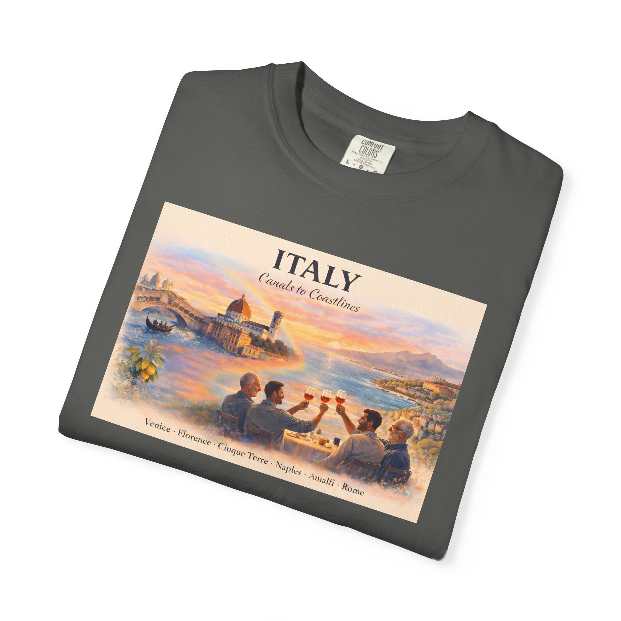 Italy Adventure T-Shirt – Canals to Coastlines