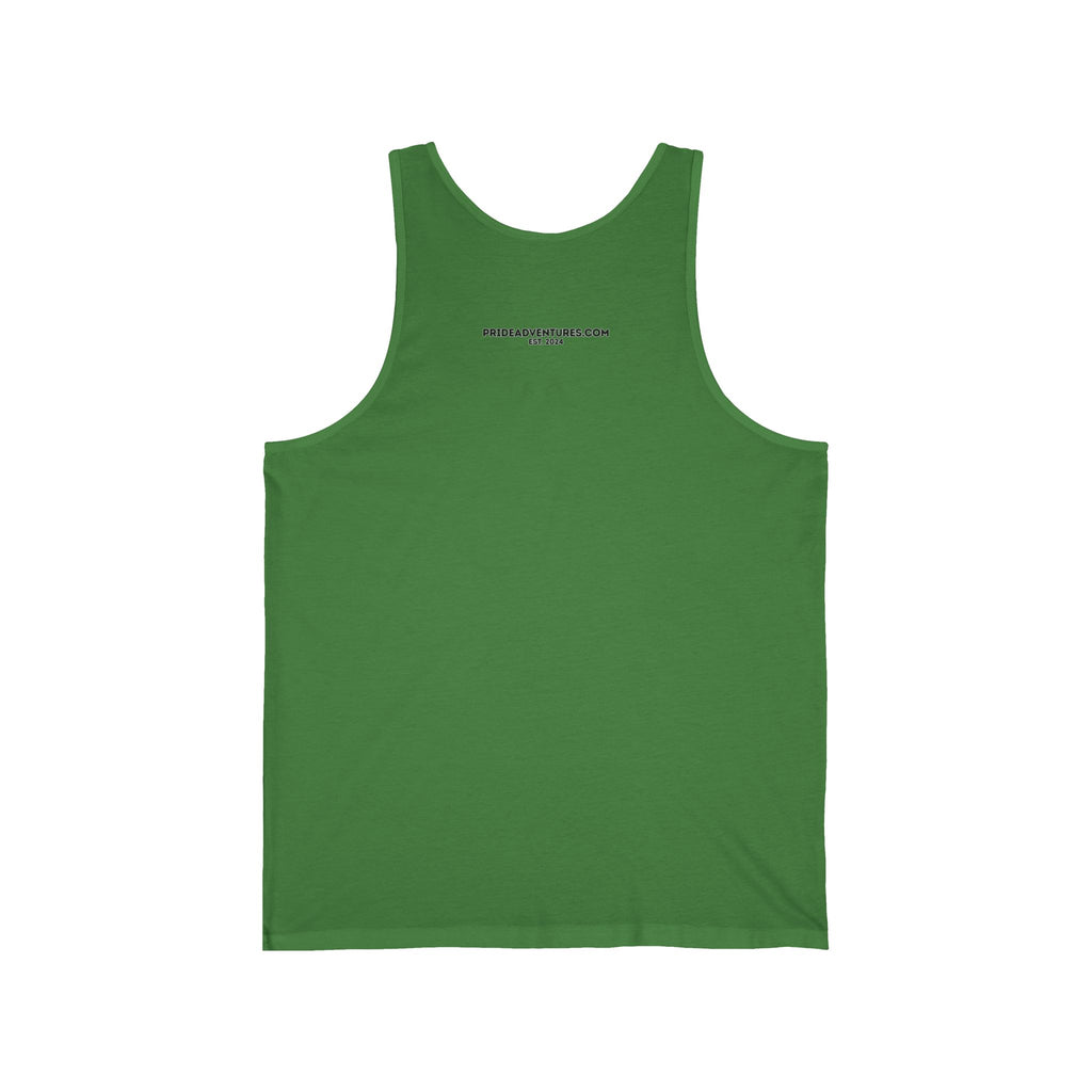 Tank Top — Colorful Hummingbird Logo "Live Free" Minimalist Athletic Tank