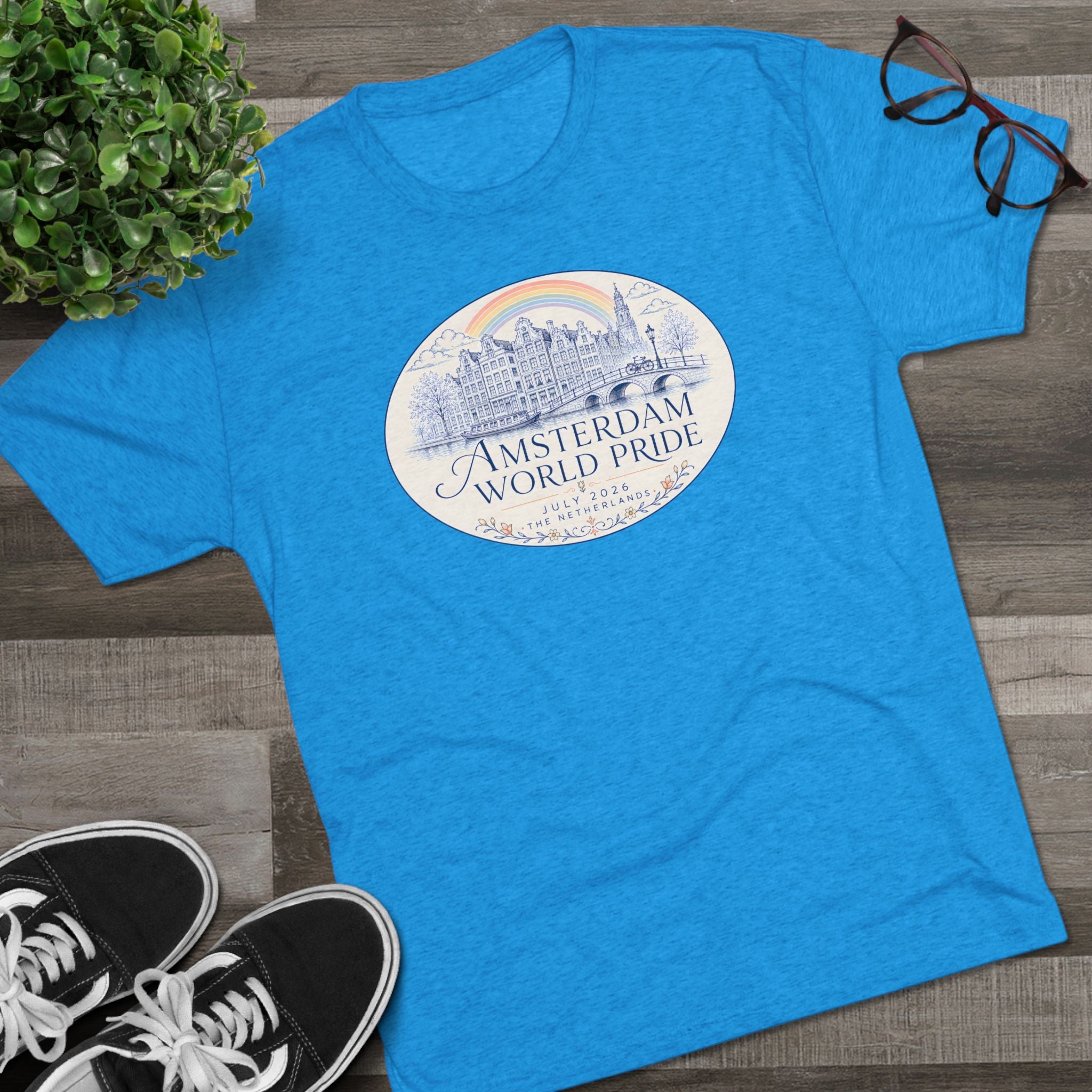 Amsterdam World Pride Tee — Elegant Design