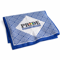 Pride Adventures Bandana – Blue & White | 22 × 22 in